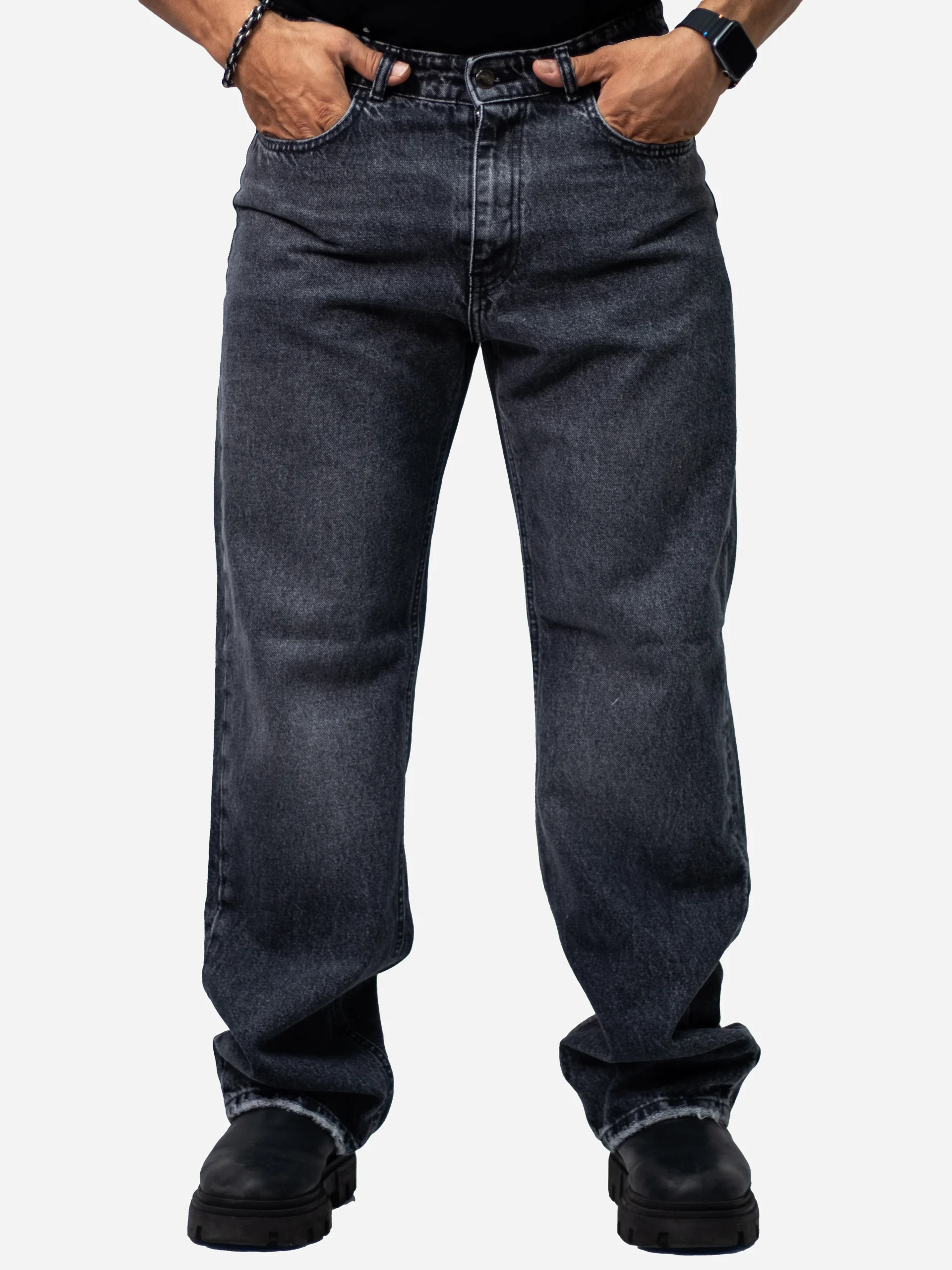 Men's charcoal skinny jeans, code j205