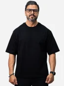 Balenciaga Macan Men's Black T-Shirt with Squares Code 1072