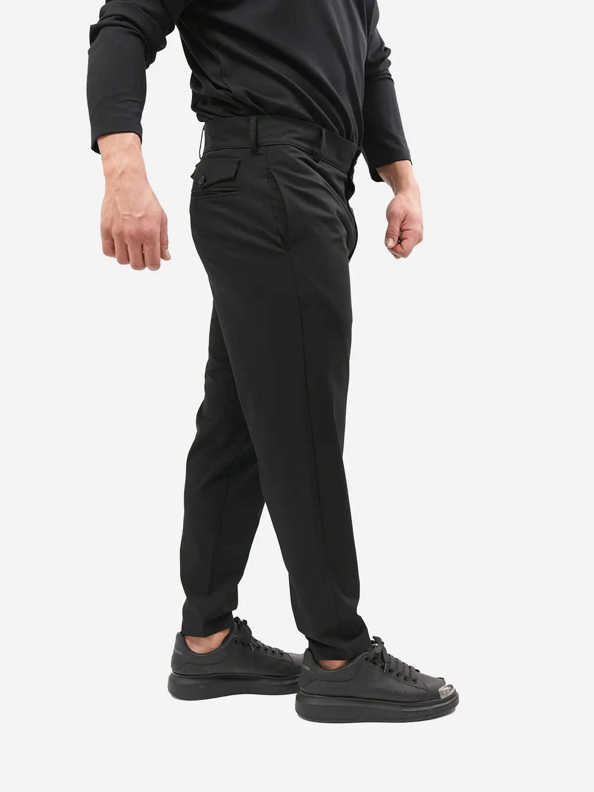 Men's elastic fabric pants code 1066